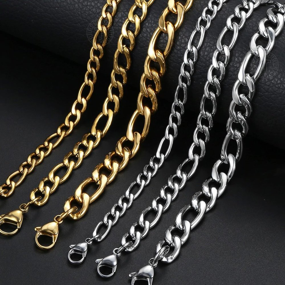 Gold  Bracelets for Men and Women 8-9inch B005